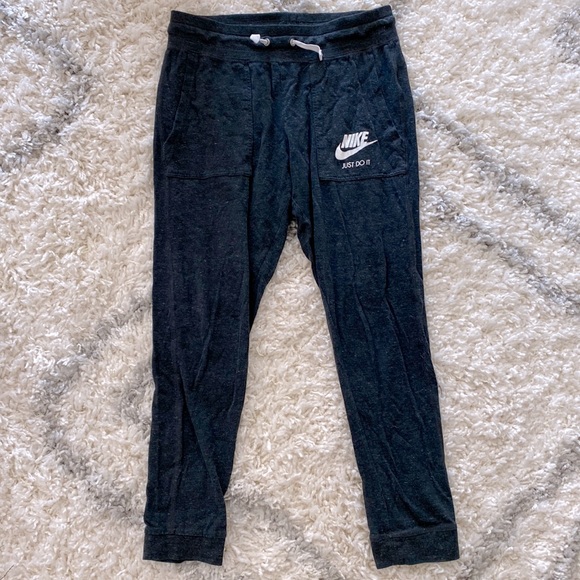 Charcoal grey Nike sweatpants - Picture 1 of 2